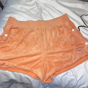 Nike velour shorts